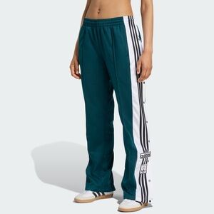 Dark Green Adidas Track Pants, size S